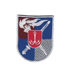 Шеврон військовий / армійська, Одеська військова академія, на липучці, ЗСУ. 8,5 см*7см Код/Артикул 81 104861