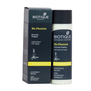 Чоловічий антивіковий лосьйон після гоління (120 мл), Bio Plantain Fit & Fair Vitalizer, Biotique Під замовлення з