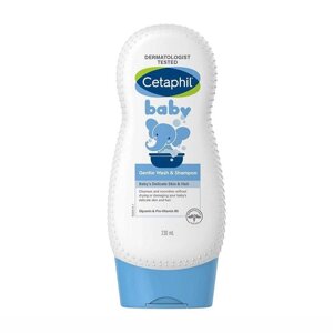 Дитячий ніжний засіб для душу та шампунь (230 мл), Gentle Wash & Shampoo Baby's Delicate Skin & Hair, Cetaphil Під