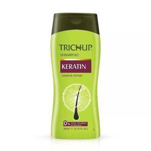 Тричуп: шампунь із кератином для відновлення волосся (200 мл), Trichup Keratin Shampoo, Vasu Під замовлення з Індії 45