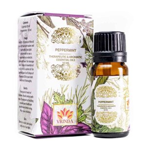 Ефірна олія Перечної М'яти (10 мл), Peppermint Essential Oil, Vrindaam Під замовлення з Індії 45 днів. Безкоштовна