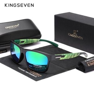 Чоловічі поляризаційні сонцезахисні окуляри KINGSEVEN N770 Mirror Green Код/Артикул 184