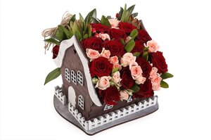 Подарункова корзинка для квітів Код/Артикул 29 а144