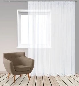 Тюль Di&Di Бест Вуаль 250х265 з обважнювачем Білий (ROZ6400061048)