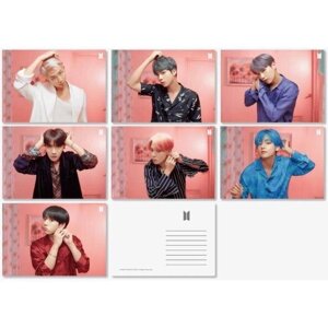 BTS (BangTan Boys) 3D Photo Lenticular Post Card + 1 Photo Card VER. 2 (КАРТА ДУШІ : ОСОБА) 7 членів під замовлення з