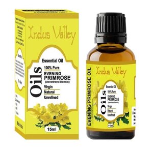 Ефірна олія Примули вечірньої (15 мл), Evening Primrose Essential Oil, Indus Valley Під замовлення з Індії 45 днів.