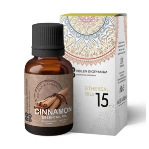 Ефірна олія Кориці (15 мл), Cinnamon Essential Oil, Heilen Biopharm Під замовлення з Індії 45 днів. Безкоштовна