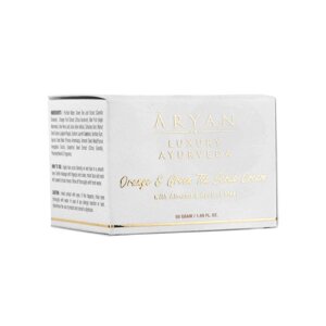 Крем-скраб з Апельсином та Зеленим чаєм (50 г), Orange & Green Tea Scrub Cream, Aryan Під замовлення з Індії 45 днів.