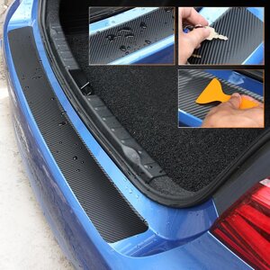 1PCS/2PCS Накладка на пороги багажника автомобіля Гумовий захисний захисний захисний захисний накладок заднього бампера