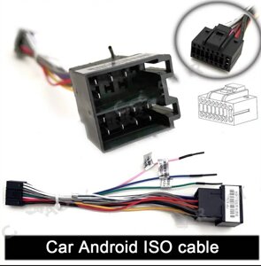 Перехідник cable CAR radio ISO Android Код/Артикул 13