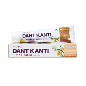 Дант Канті: лікувальна зубна паста-гель (100 г), Dant Kanti Patanjali Під замовлення з Індії 45 днів. Безкоштовна