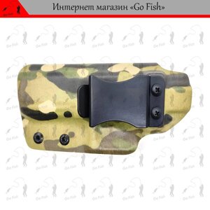 Кобура поясна Glock 17, 22, 31 з кліпсою (кайдекс, мультикам) Код/Артикул 48