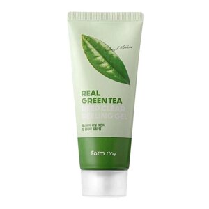 FARM STAY Глибокий прозорий пілінг-гель Real Green Tea 100 мл (3 варіанти) під замовлення з кореї 30 днів доставка