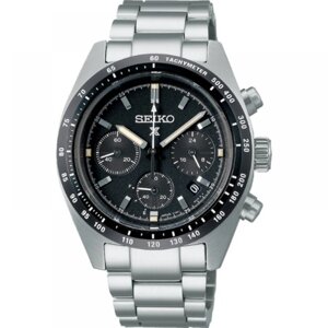 SEIKO [Solar] Prospex PROSPEX SPEEDTIMER Сонячний хронограф з циферблатом, чорний SBDL091 [справжній] під замовлення з