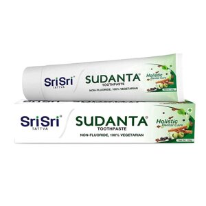 Натуральна зубна паста Суданта (100 г), Sudanta Toothpaste, Sri Sri Tattva Під замовлення з Індії 45 днів. Безкоштовна