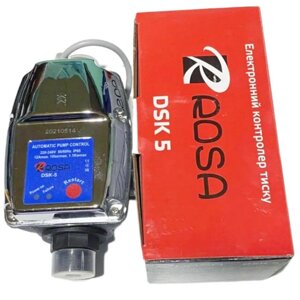 Електронна автоматика для водяного насоса Rosa DSK-5 реле захисту від сухого ходу Код/Артикул 6 Rosa DSK-5