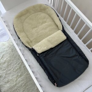 Конверт теплий Baby Comfort у коляску/сані чорний Код/Артикул 15 ВС-А101