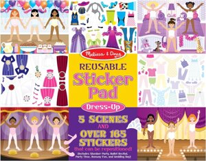 Багаторазовий блокнот із наклейками одягалка Melissa & Doug Dress-Up Код/Артикул 909