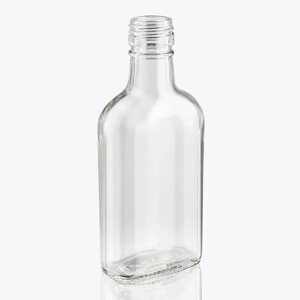 50 шт Пляшка скло 200 мл упаковка + Кришка алюмінієва або пластикова на вибір