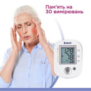 Тонометр автоматичний з адаптером PRO-35 М-L B. Well Код/Артикул 94 PRO-35 М-L