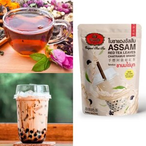 Тайський розчинний чай Ассам, червоний чайний лист, Чатрамуе, пакетик, чайний порошок з молоком, напій, випічка, Під