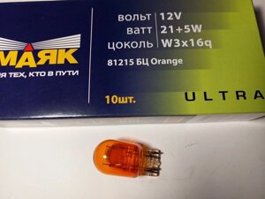 Лампа WY21/5W 12V W3x16d orange 81215WY orange Код/Артикул 30 4957