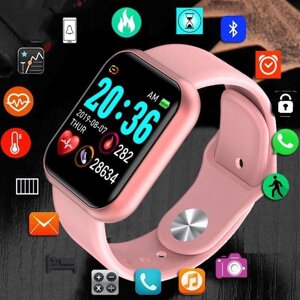 Y68 Bluetooth Жіночий спортивний смарт-годинник Чоловічий водонепроникний смарт-годинник Монітор серцевого ритму Smart