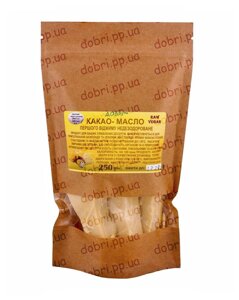 Какао-масло натуральне, перший прямий віджим , (250 г) Код/Артикул 199