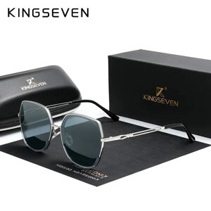 Жіночі поляризаційні сонцезахисні окуляри KINGSEVEN N7822 Clear Blue Код/Артикул 184
