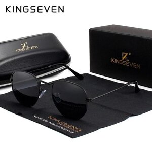 Жіночі поляризаційні сонцезахисні окуляри KINGSEVEN N7548 Black Gray Код/Артикул 184