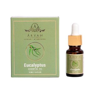 Ефірна олія Евкаліпта (12 мл), Eucalyptus Essential Oil, Aryan Під замовлення з Індії 45 днів. Безкоштовна доставка.