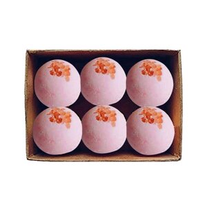 Набір ароматичних детокс-бомбочок для ванни з Гімалайською сіллю (6 х 75 г), Detoxifying Himalayan Pink Salt Fizzy Під
