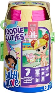 Пупс сюрприз Baby Alive Foodie Cuties, Bottle, Sun Series 1 Код/Артикул 75 314