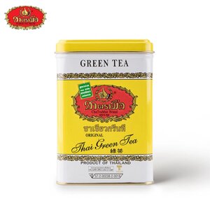 ChaTramue Пакетик зеленого чаю, упакований у банку 2,5 г x 50 пакетиків - тайський Під замовлення з Таїланду за 30