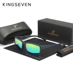 Чоловічі поляризаційні сонцезахисні окуляри KINGSEVEN LC755 Dark Blue Green Код/Артикул 184 124202