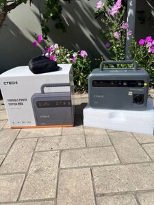 Портативна зарядна станція павербанк акумулятор Powerbank CTECHi GT600 600W 384Wh LiFePo4 Код/Артикул 58