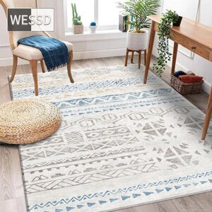 Марокканський сірий килим з геометричним малюнком для вітальні та спальні Під замовлення за 30 днів, доставка