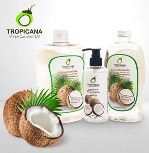 Tropicana Натуральне 100% кокосове масло першого віджиму Під замовлення з Таїланду за 30 днів, доставка безкоштовна