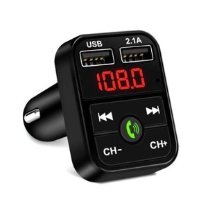 Автомобільний Bluetooth 5.0 FM-передавач Автомобільний комплект MP3-модулятор плеєр Бездротового гучного зв'язку Під