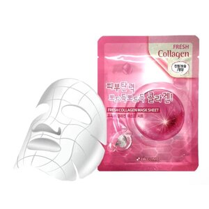 3w Clinic Листова маска зі свіжим колагеном (3 варіанти) під замовлення з кореї 30 днів доставка безкоштовна