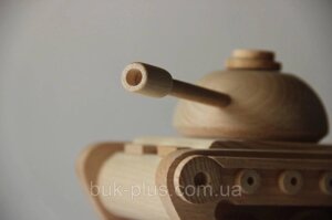 Дерев'яна іграшка танк "Тішка" Код/Артикул 3
