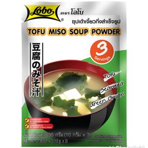 Lobo Японська їжа, тофу, морські водорості, суп місо, порошок, спеції, пікантні трави, 30 г Під замовлення з Таїланду