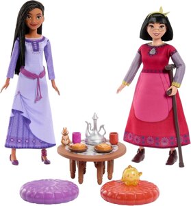 Набір ляльок Енканто Аша і Далія , Mattel Disney Wish Toys, Best Friends Tea Time Playset with Asha & Dahlia o