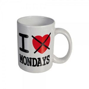 Чашка "Я не люблю понеділок" керамічна 8 см Код/Артикул 78/8206-4