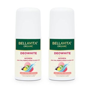 Кулькові дезодоранти для жінок (2 x 50 мл), Deowhite Roll On Deodorant Women Set, Bella Vita під замовлення з Індії за