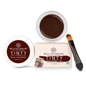 Засіб для очей, щік та губ із Шоколадом та олією Какао (8 г), Tinty Eye Cheek Lip Choco Cocoa Butter, Bella Vita Під