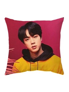 Подушка Кім Сік Джин/ Jin / BTS 40*40 см Код/Артикул 65 bts_Jin_025