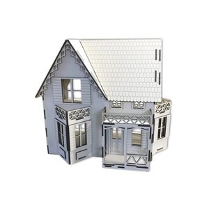 Дитячий ляльковий будиночок WoodCraft з дерева 32х21х30см Код/Артикул 29 а81