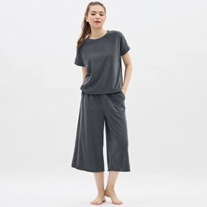 GU by Uniqlo Комплект для відпочинку з м'яким ворсом, довжина 3, 4 із короткими рукавами під замовлення з Японії за 30