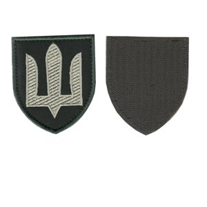 Шеврон військовий / армійський, тризуб Армійська Авіація ЗСУ, на оливці, 8 см * 7 см Код/Артикул 81 103348